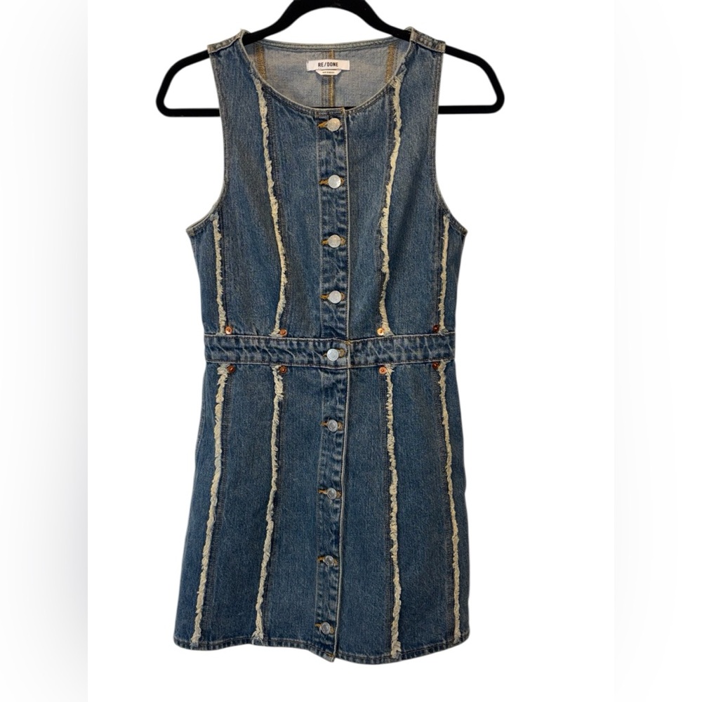 Re/Done Blue Denim Dress - Picture 4 of 13